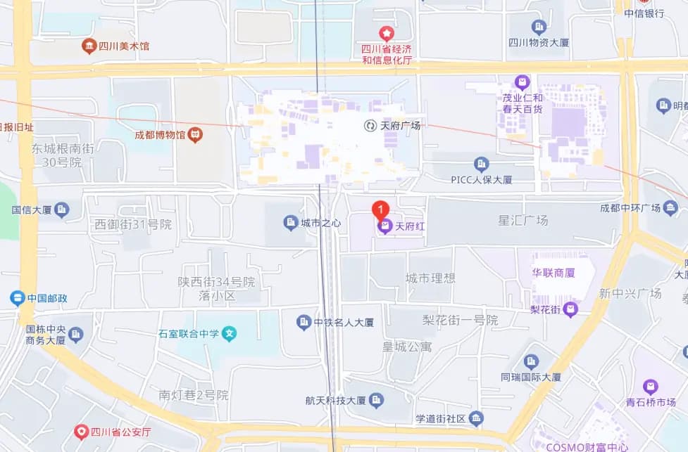 visa center location map