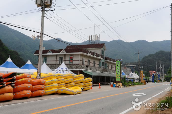 내린천계곡래프팅