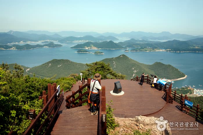 미륵산_한려수도