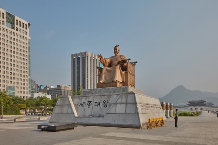 한국문화정보원_세종대왕동상 7