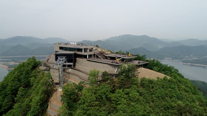 청풍호반 케이블카 상부 전경4